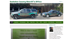 Desktop Screenshot of gadsdensheriff.org